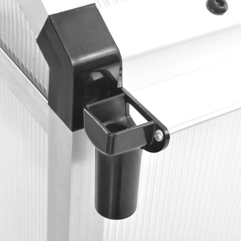 Оранжерия - 4.21x1.90x1.95 м - алуминий и поликарбонат - 15,6 м³ - 4