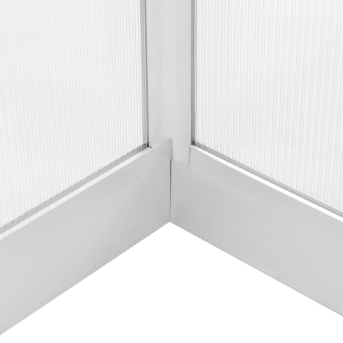 Оранжерия - 3.62x1.90x1.95 м - алуминий и поликарбонат - 13,41 м³ - 9