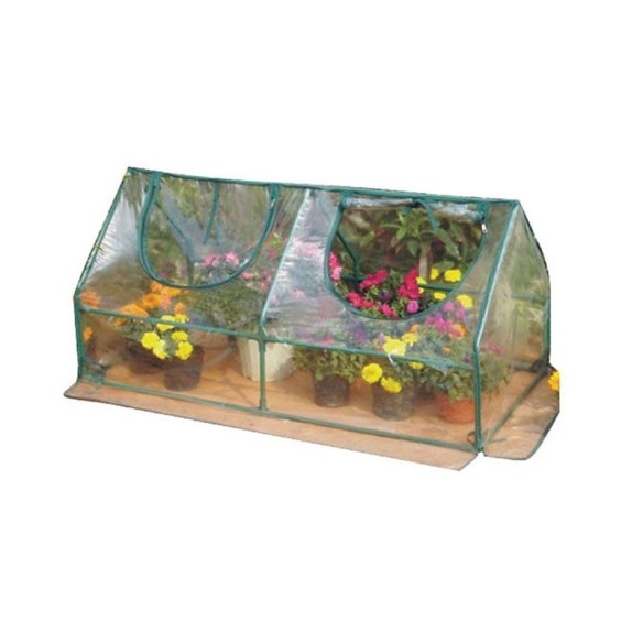 Тунелен парник с метална конструкция 120x60x60 см