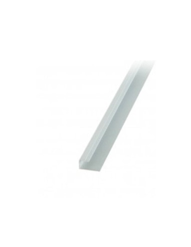П-образна алуминиева лайсна 10.5мм бяла 2.7м - 1