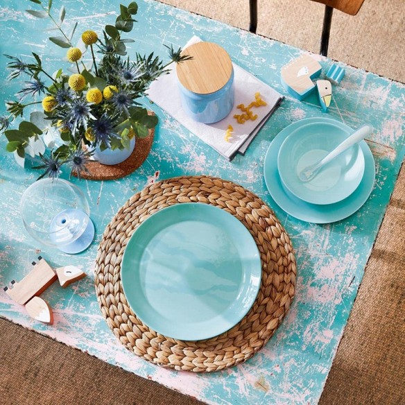 Сервиз за хранене 18 части Diwali Light Turquoise LUMINARC - 3