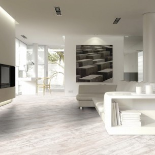 Ламиниран паркет kronotex 8мм d2940 веранда бял 2