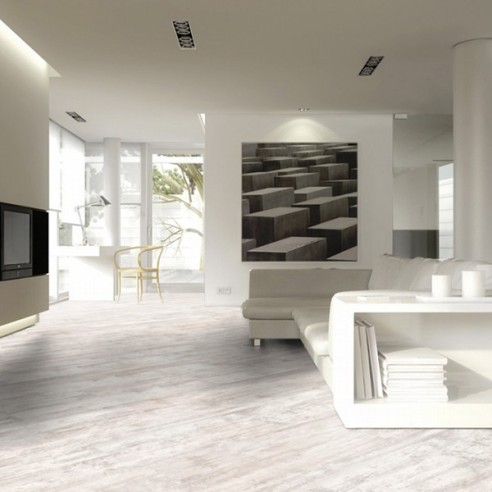 Ламиниран паркет kronotex 8мм d2940 веранда бял