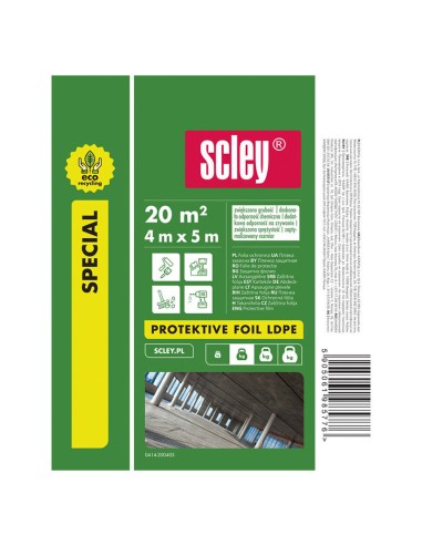 ЕКО защитно фолио LDPE 4x5 м Scley Hardy - 1