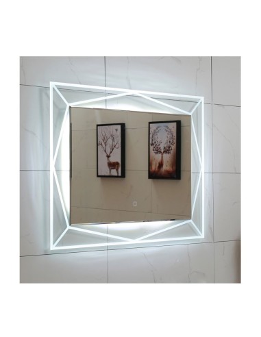 Огледало за баня Арилена 60х80см с LED осветление INTER CERAMIC - 1