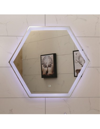 Огледало за баня Кларис 80х80см с LED осветление INTER CERAMIC - 1