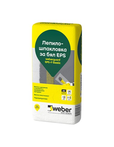 Лепило-шпакловка weberguard EPS-F Elastic 25кг WEBER - 1