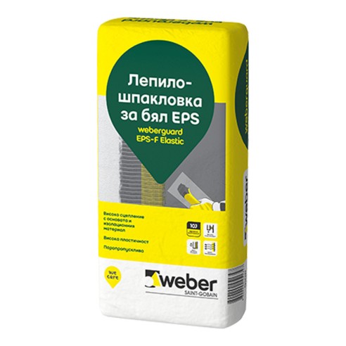 Лепило-шпакловка weberguard EPS-F Elastic 25кг WEBER - 1