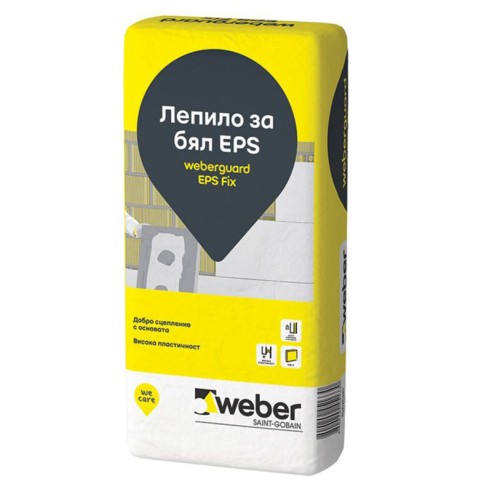 Лепило за топлоизолация weberguard EPS Fix 25кг WEBER - 1