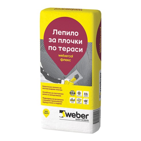 Лепило за плочки Webercol флекс WEBER - 1