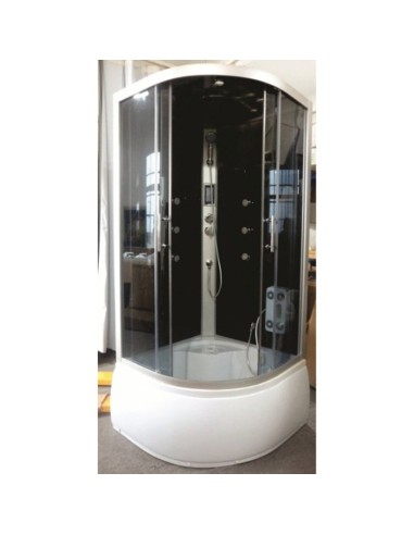 Хидромасажна душ кабина Нова надежда 90х90см прозрачно стъкло INTER CERAMIC - 1