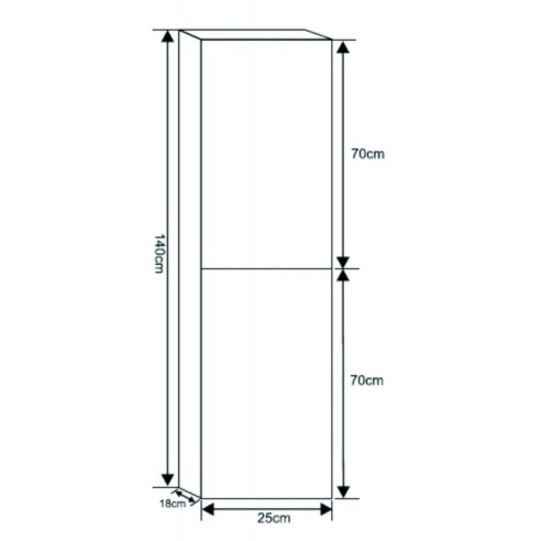 PVC колона за баня ICP 2518 (мостра)