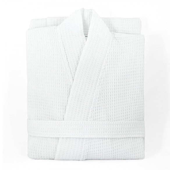 Халат Waffle за SPA размер L/XL бял BULGARIA TEX