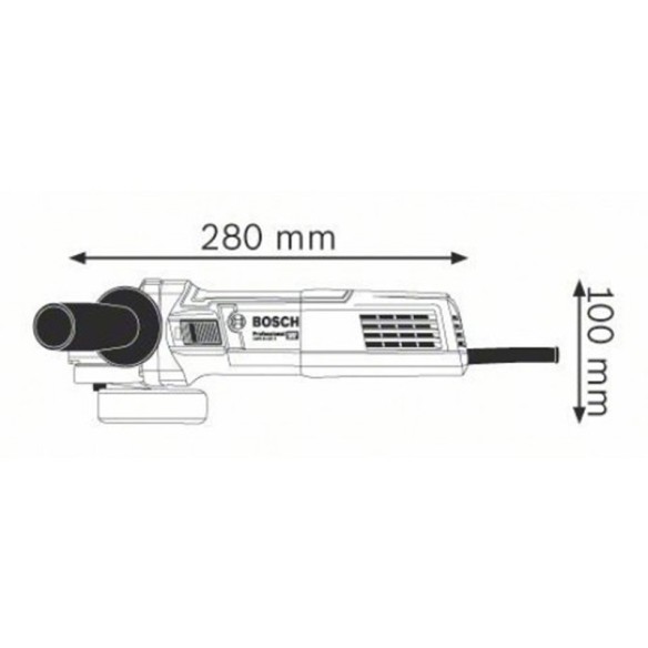 Ъглошлайф 900W ф125мм GWS 9-125 S BOSCH