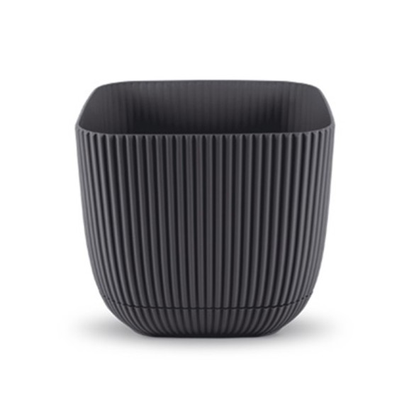 Квадратна саксия 4 л антрацит KRS-384 MERCAN