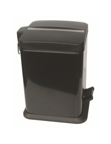Тоалетно кошче за баня с педал 6л черен INTER CERAMIC - 1