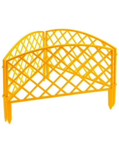 Ограда декоративна жълта 24 х 320 см PALISAD