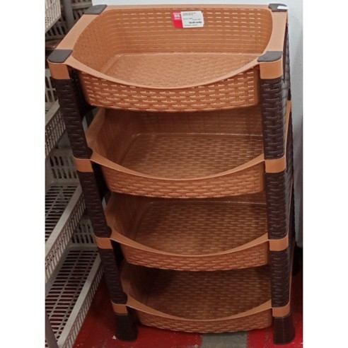 Стелаж за плодове и зеленчуци 4 нива VIOLET HOUSE