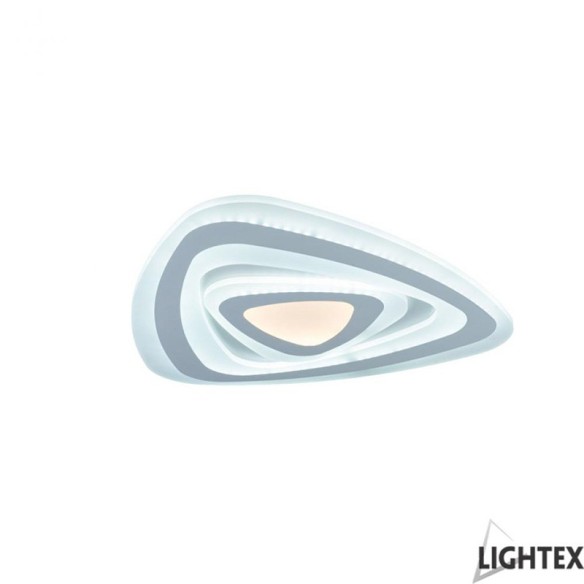 LED плафон TURN II бял с дистанционно LIGHTEX