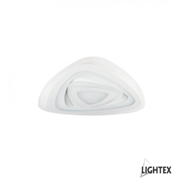 LED плафон TURN II бял с дистанционно LIGHTEX