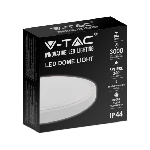 LED плафон бял 30W 4000K V-TAC