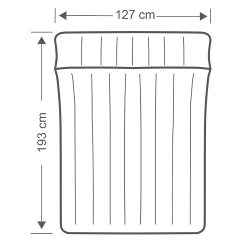 Надуваем дюшек за къмпинг 127x193x24 см INTEX