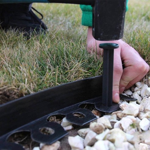 Ограничителна лента - бордюр за градини Easy Border 40ммх10м BRADAS