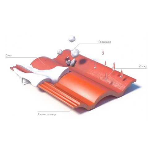 Керемида антрацит 33x42 см ALMA