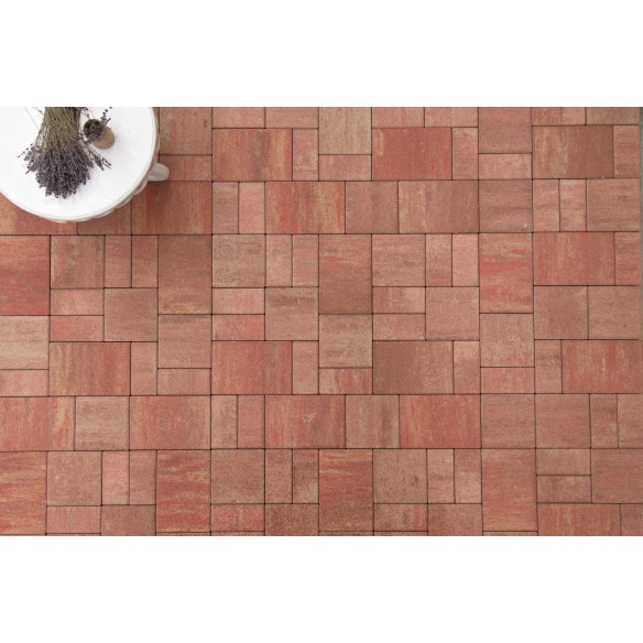 Външна настилка - Mediterana Rossa 20x10x6 см - Petra Pavage