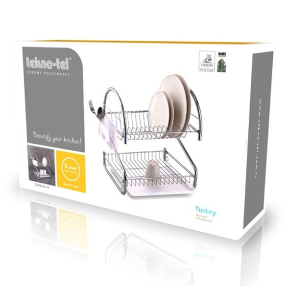 Сушилник за съдове 2 нива ТК КВ 018 TEKNO TEL