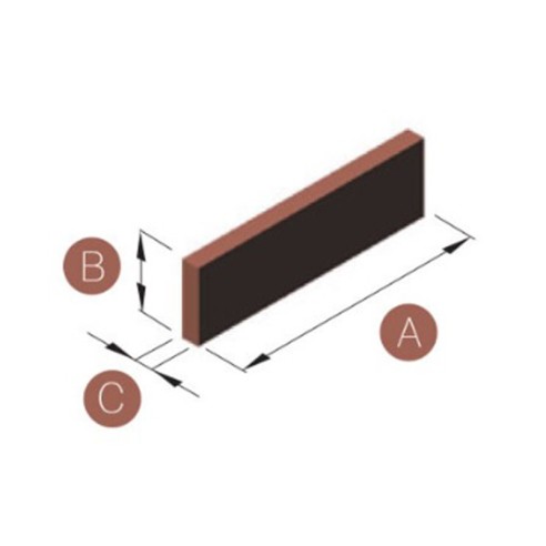 Керамична тухла 215/65/15 мм Smooth Red ISIKLAR