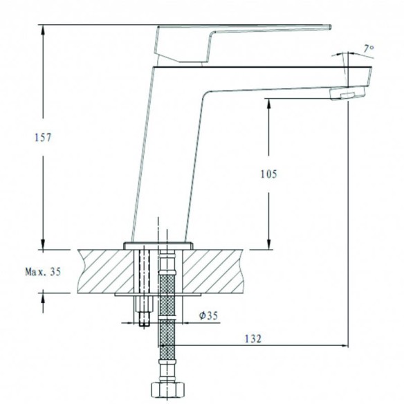 Смесител за баня Елинор INTER CERAMIC