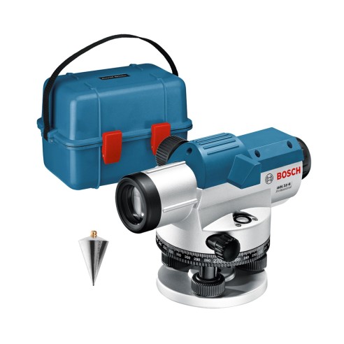 Комплект оптичен нивелир Bosch GOL 32 G + Статив BT 160 + Лата GR 500