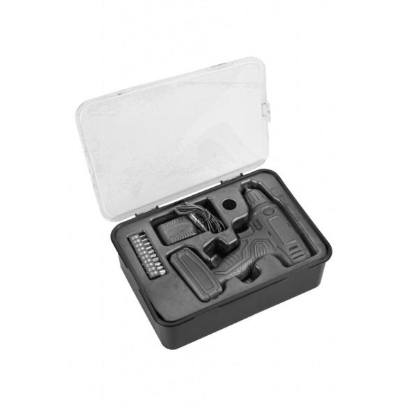 Електрически ъглошлайф RAIDER RDP-AG42 + Акумулаторен винтоверт Raider RDP-CDL30, Black Edition
