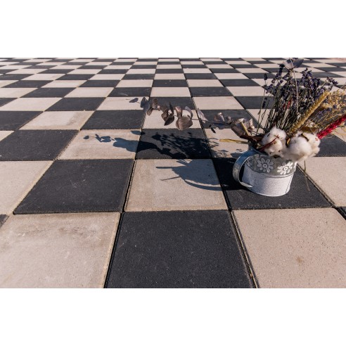 Бетонни блокчета - Quatro - бял - 30х30x6 - PETRA PAVAJE