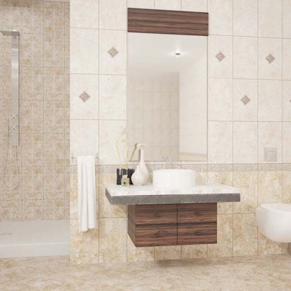 Фаянс Галиция тъмен 25х40 см 59552 KAI