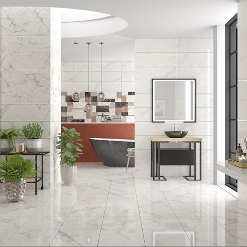 Гранитогрес 45x45 см Marlen Statuario Glossy BIEN