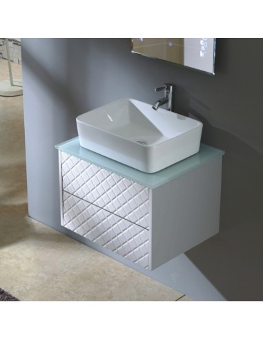 Комплект шкаф за баня Бюти, умивалник и горен огледален шкаф INTER CERAMIC - 1