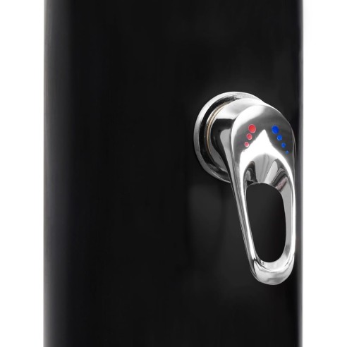 Градински соларен душ 210 см - с душ слушалка и кранче, 40 л