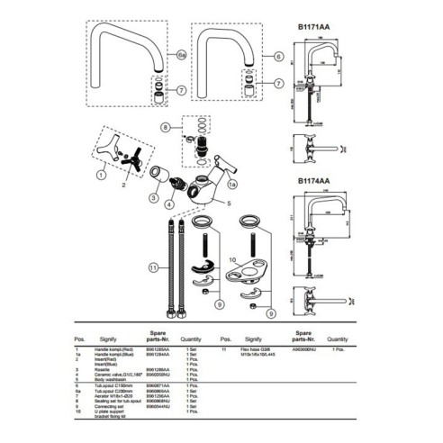 Стоящ смесител за кухня Trinity Vidima - 3