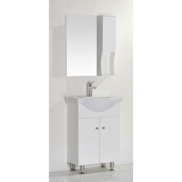Шкаф за баня Диамант 60х44х85см бял INTER CERAMIC