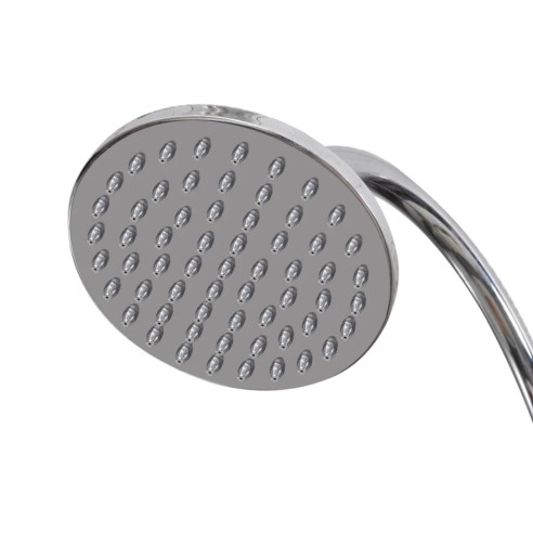 Дървен градински душ 210 см - с под и сапунерка