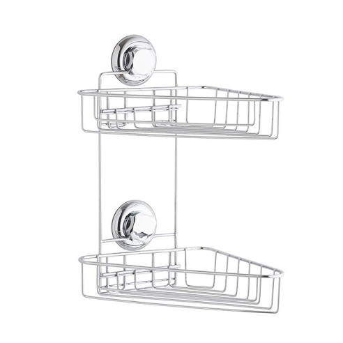 Ъглова етажерка на две нива BESTLOCK BATH