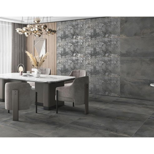 Гранитогрес Decan Rustin Silver 60x120 см