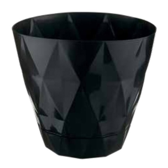 Саксия Prizma 5 л черна VIOLET HOUSE