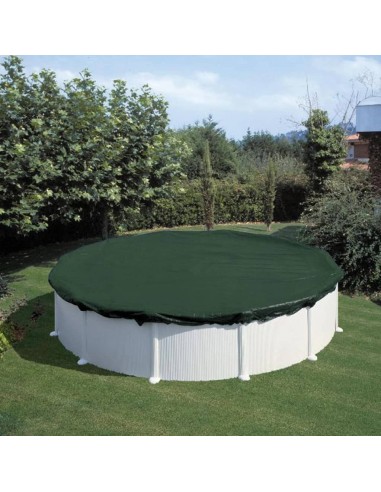 Summer Fun Зимно покривало за басейн кръгло 460 см PVC зелено