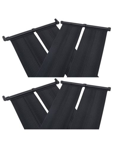 vidaXL Соларни панели за нагряване на басейн, 4 бр, 80x310 см