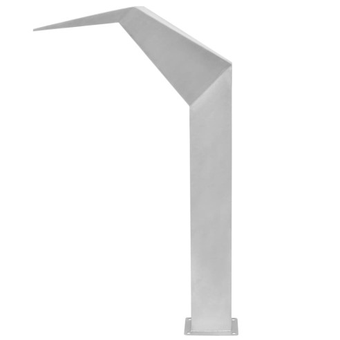 vidaXL Фонтан за басейни, неръждаема стомана, 50x30x90 см, сребрист