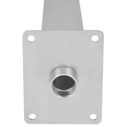 vidaXL Фонтан за басейни, неръждаема стомана, 50x30x90 см, сребрист