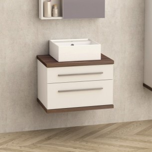 Шкаф за баня Ария 60х46х44см бял/сив INTER CERAMIC - 1